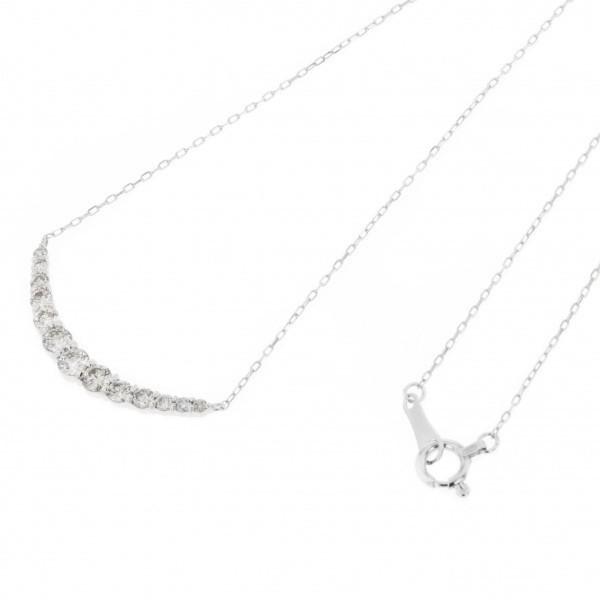 [大特価] K18WG ホワイトゴールド ダイヤモンド OTHER ネックレス 【SK1378219750】(48576円)