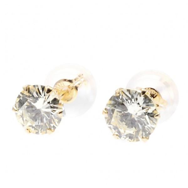 K18イエローゴールド ダイヤモンド ピアス : ジェムキャッスルゆきざき