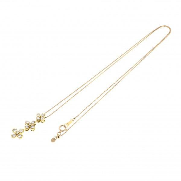 ブランド K18YG イエローゴールド ダイヤモンド ネックレス/ペンダント 【ZYX2497325335】(88020円)