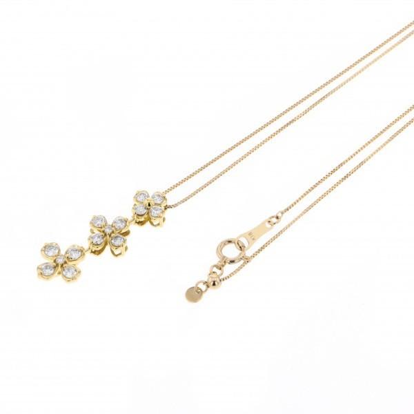 【訳あり・新品】 K18YG イエローゴールド ダイヤモンド ネックレス/ペンダント 【Y2497324454】(88020円)