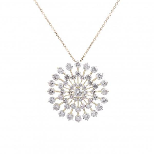 K18YG イエローゴールド ダイヤモンド ネックレス/ペンダント