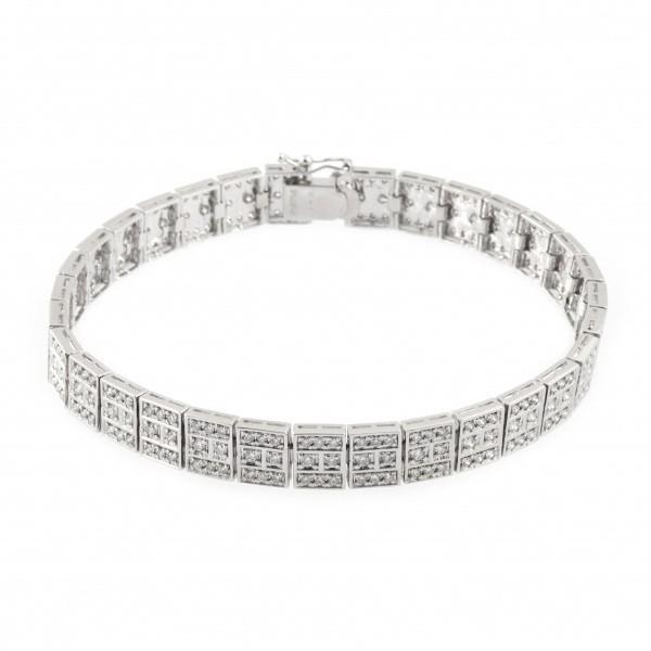 プラチナ850 ダイヤモンド ブレスレット : ジェムキャッスルゆきざき