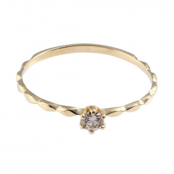 K18YG イエローゴールド ダイヤモンド リング リング K18YG イエローゴールド ダイヤモンド J323154