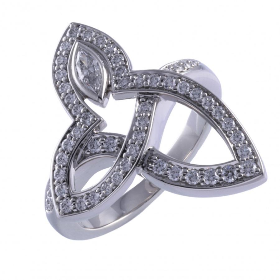 ハリー・ウィンストン（HARRY WINSTON） リリークラスター PT950