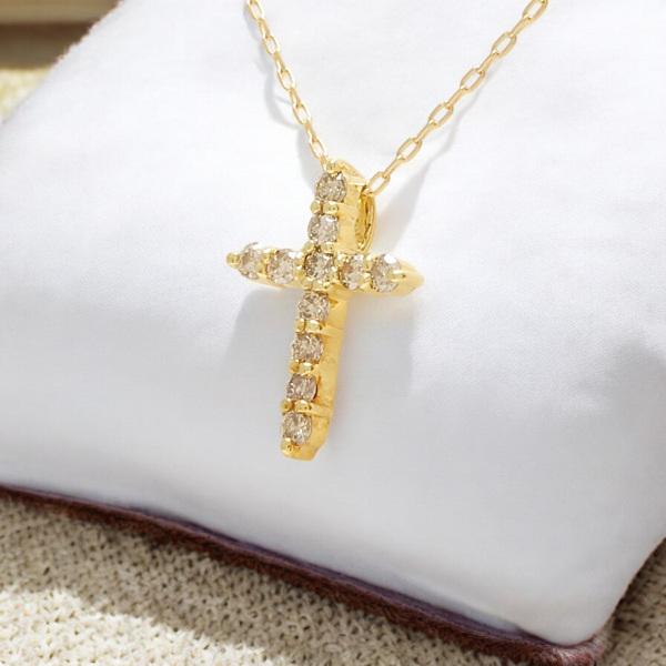 K18スマイリーダイヤモンドクロス K18スマイリーダイヤモンドクロス SJX 【NEW COLLECTION】ーK18