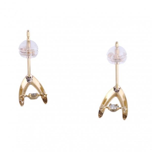 K18イエローゴールド ダイヤモンド ピアス : ジェムキャッスルゆきざき