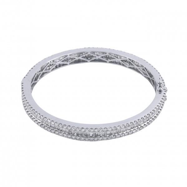 プラチナ900 ダイヤモンド バングル : ジェムキャッスルゆきざき