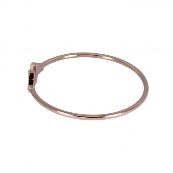 TIFFANY&Co. ティファニー T ワイヤー K18PG ピンクゴールド TIFFANY&Co. ティファニー T ワイヤー K18PG ピンクゴールド