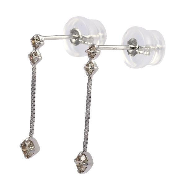 プラチナ900 ダイヤモンド ピアス : ジェムキャッスルゆきざき