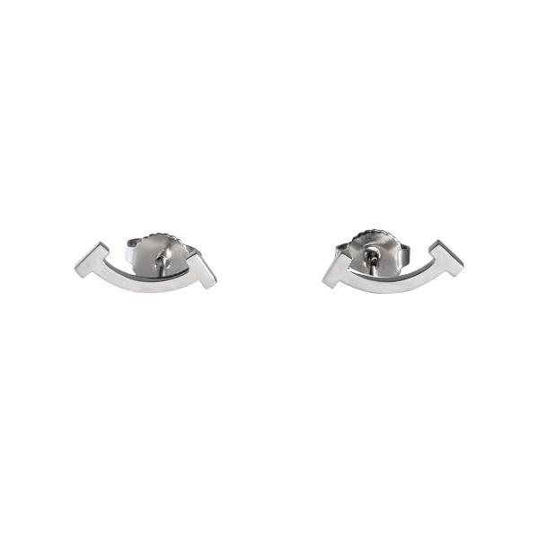 TIFFANY&Co.（ティファニー） T スマイル K18ホワイトゴールド ピアス