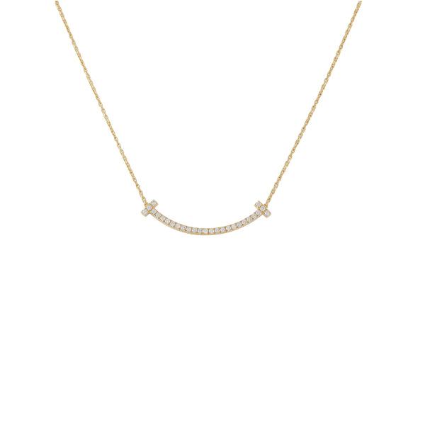 TIFFANY&Co.（ティファニー） T ミディアムスマイル K18イエロー