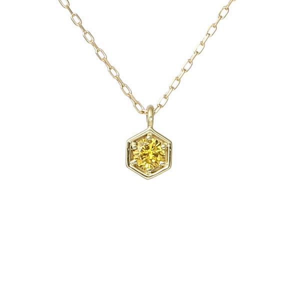 K18イエローゴールド ダイヤモンド ネックレス : ジェムキャッスルゆき