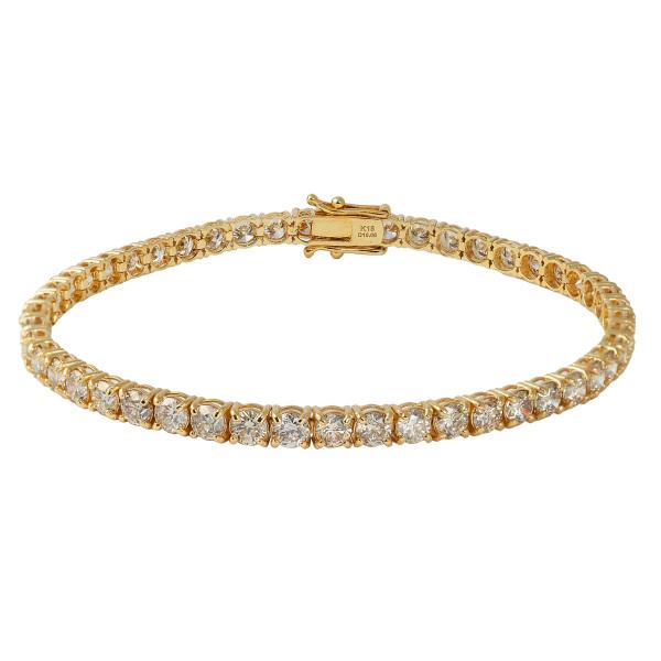 こーです k18ダイヤモンドテニスブレスレット K18ホワイトゴールド テニスブレスレット ダイヤ21石 K18ホワイト