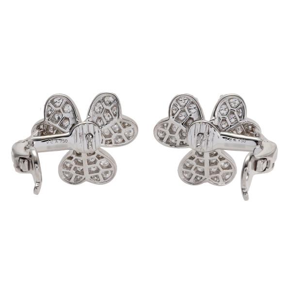 ヴァンクリーフ＆アーペル フリヴォル　ピアス　ミニ　ホワイトゴールド Van Cleef and Arpel] フリヴォル ホワイトゴールド ミニピアス
