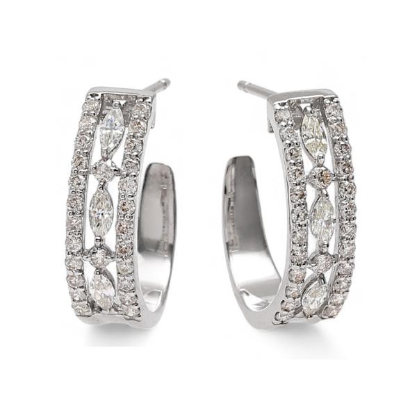 プラチナ900 ダイヤモンド ピアス : ジェムキャッスルゆきざき - 通販