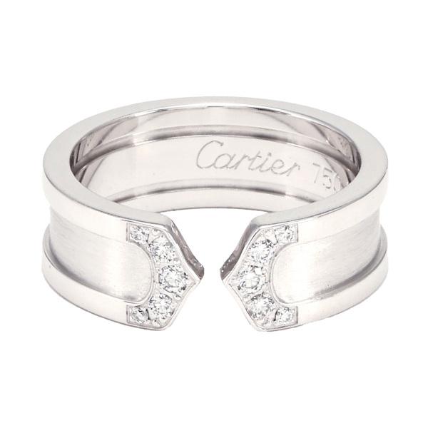 Cartier カルティエ 2C C ドゥ スモール K18WG ホワイトゴールド  
