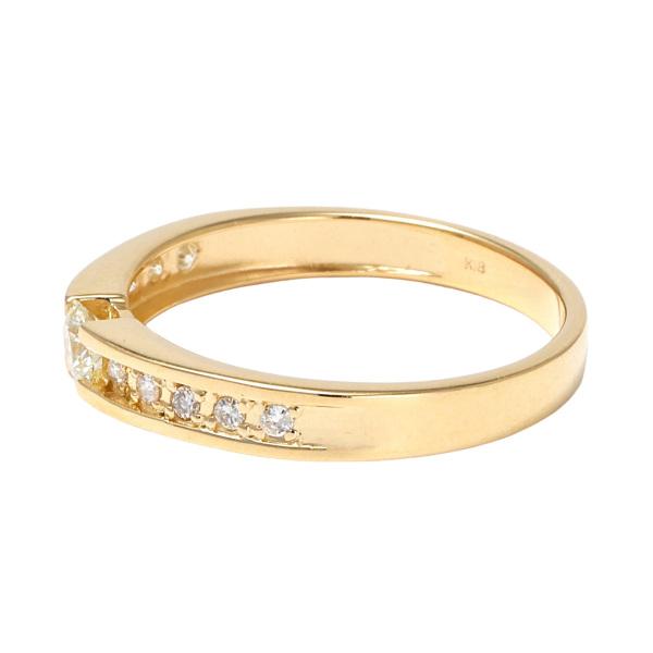 k18YGリング ダイヤモンド/0.73ct 0.33ct リング K18WG - ジュエリー・時計