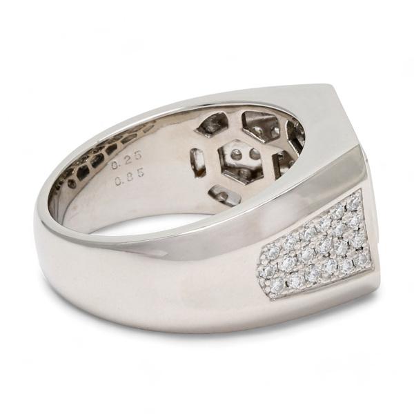 プラチナ900 ブルーダイヤ ダイヤモンド リング : ジェム