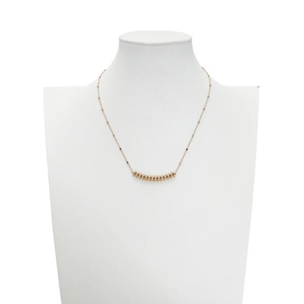 Cartier（カルティエ） クラッシュ ドゥ ネックレス SM K18ピンク 
