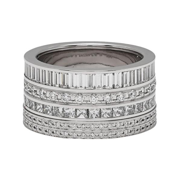 23/美品 ブシュロン K18PG ホワイト キャトルクラシック リング 指輪 BOUCHERON ブシュロン キャトルラディアント K18WG ホワイト