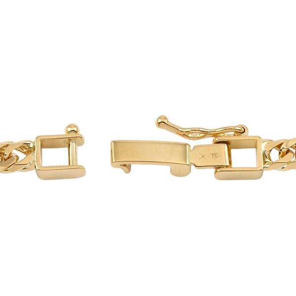 (B082504②) K18 YG ネックレス 喜平6面ダブル K18 6面ダブルカット 喜平 100g/60cm ゴールド ネックレス