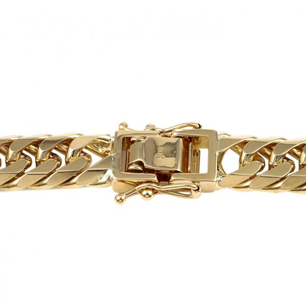 (B082504②) K18 YG ネックレス 喜平6面ダブル K18 6面 ダブル 100g 50cm ネックレス 造幣局刻印有り[] Kihei