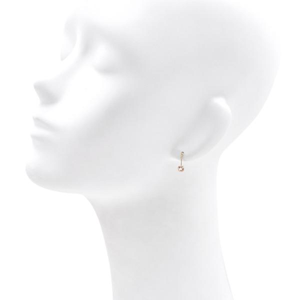 【ビーゲンキ】モルガナイト×イエローアクアマリンの2連ピアス ビーゲンキ様専用】モルガナイト×イエローアクアマリンの2連ピアス