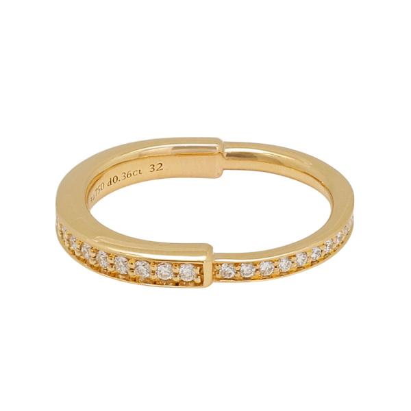 TIFFANY&Co.（ティファニー） ロック K18イエローゴールド リング 中古