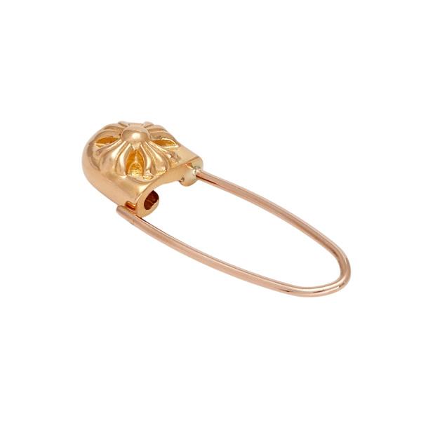 CHROME HEARTS クロムハーツ セーフティピン K22 ピアス片方 未使用