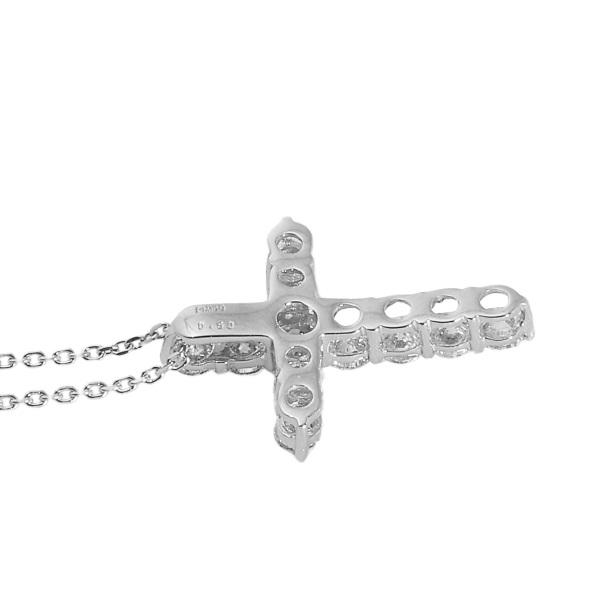 プラチナ950 プラチナ850 ダイヤモンド クロス ネックレス : ジェム