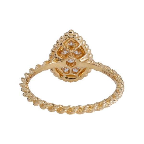 【美品】Boucheron イエローゴールドリング 9号 BOUCHERON ブシュロン セルパンボエム スモール K18YG イエロー