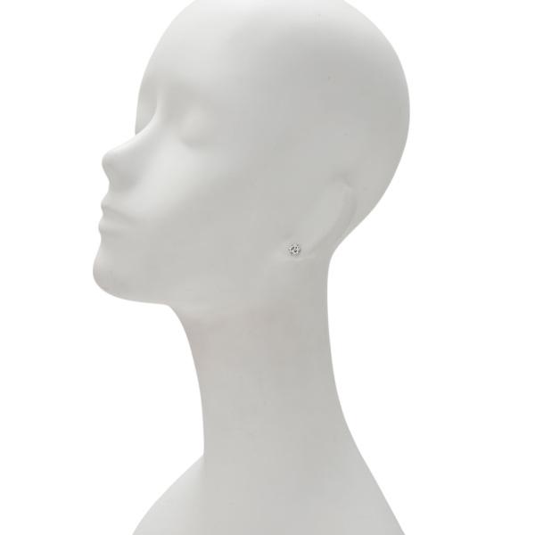 プラチナ900 ダイヤモンド ピアス片方 : ジェムキャッスルゆき