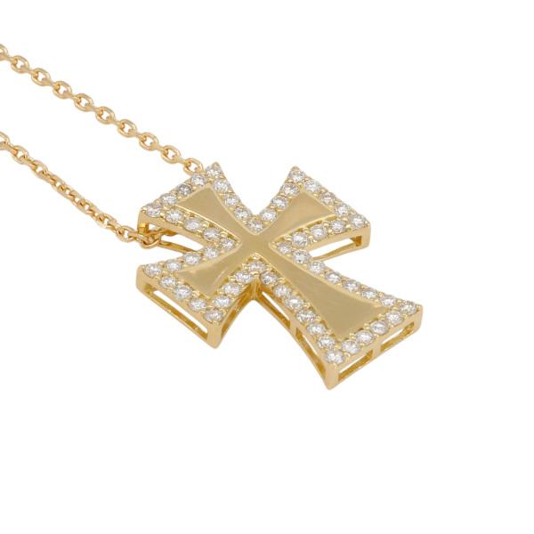K18 クロスダイヤモンドネックレス K18クロスダイヤモンドネックレス | jewelryway