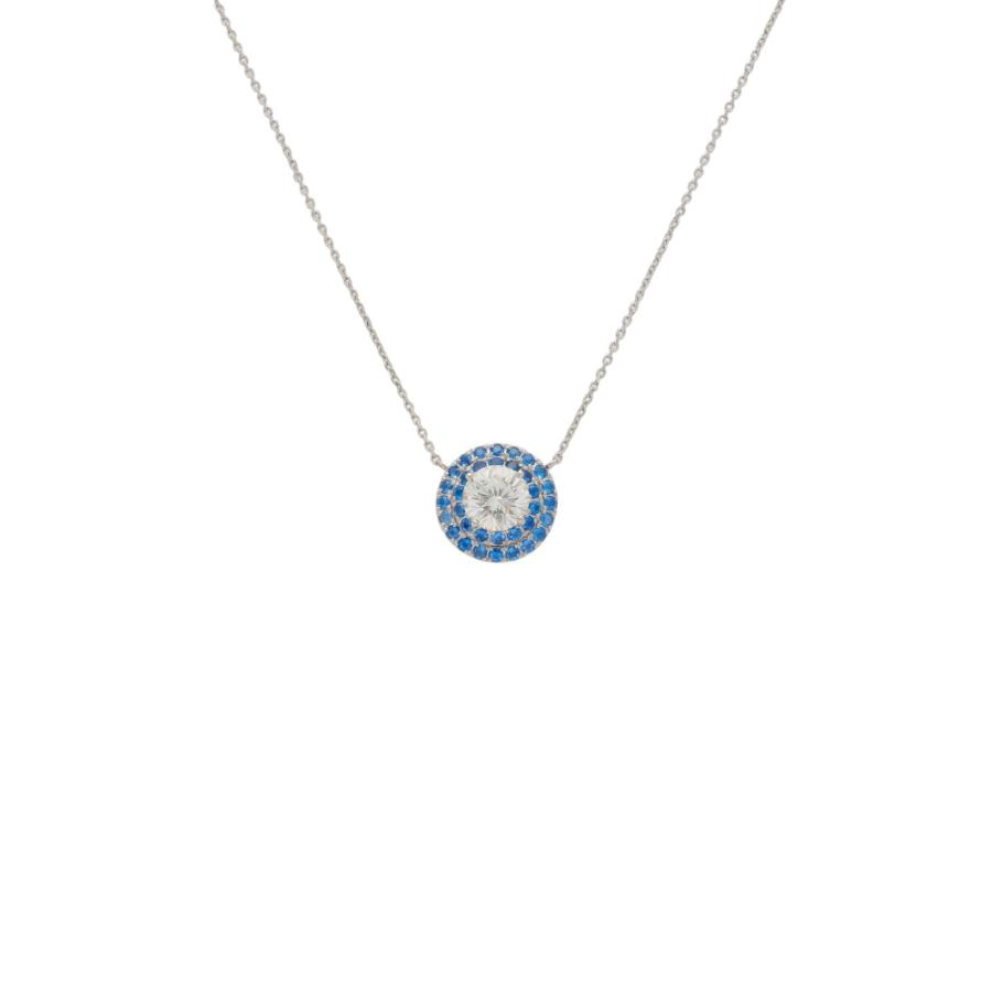 プラチナ900 プラチナ850 ダイヤモンド アウイナイト ネックレス