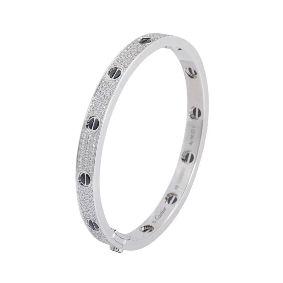 カルティエ　ラブブレス　クラシック　旧型　16 ホワイトゴールド　k18 750 カルティエ ラブブレス クラシック 旧型 16 ホワイトゴールド k18 750