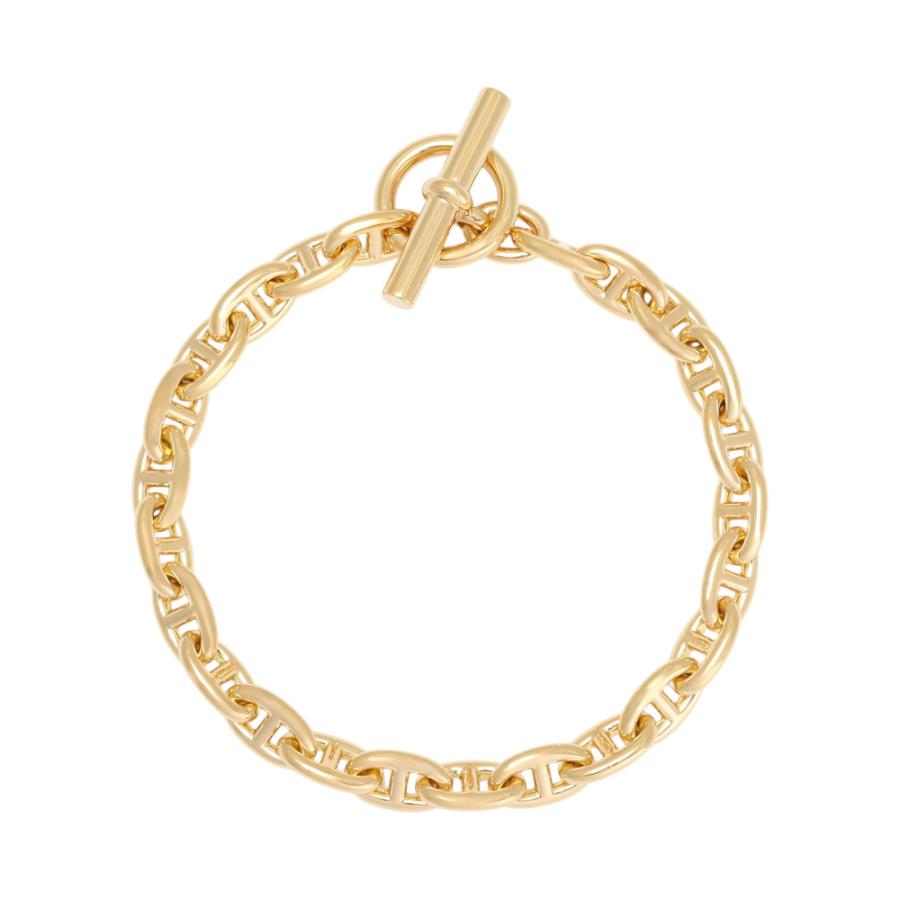 エルメス HERMES シェーヌダンクル TPM 24ブレスレット 新品未使用 HERMES（エルメス） シェーヌダンクル TPM 24コマ K18イエローゴールド