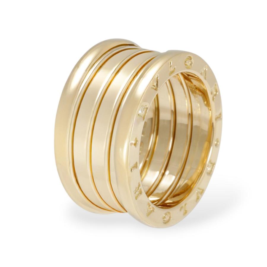 BVLGARI ブルガリ ビー・ゼロワン K18イエローゴールド リング 中古