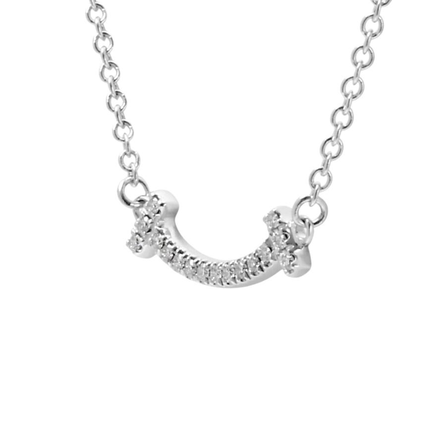 TIFFANY&Co.（ティファニー） T スマイル ミニ K18ホワイトゴールド