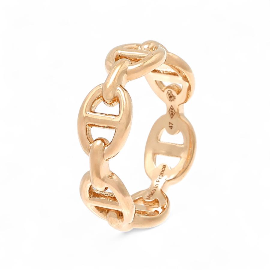 HERMES エルメス シェーヌダンクル アンシェネ PM K18ピンクゴールド