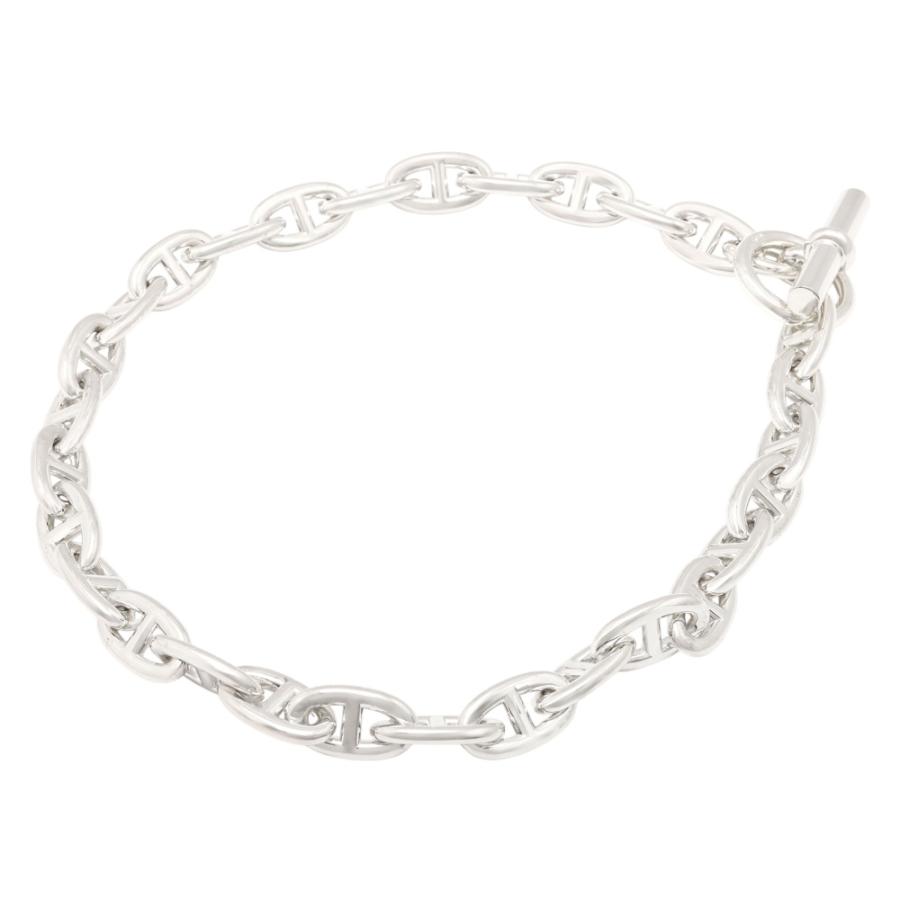 HERMES シェーヌダンクルネックレス GM コマ足し済新品未使用 HERMES エルメス シェーヌダンクル GM 29コマ SV925 ネックレス 未使用