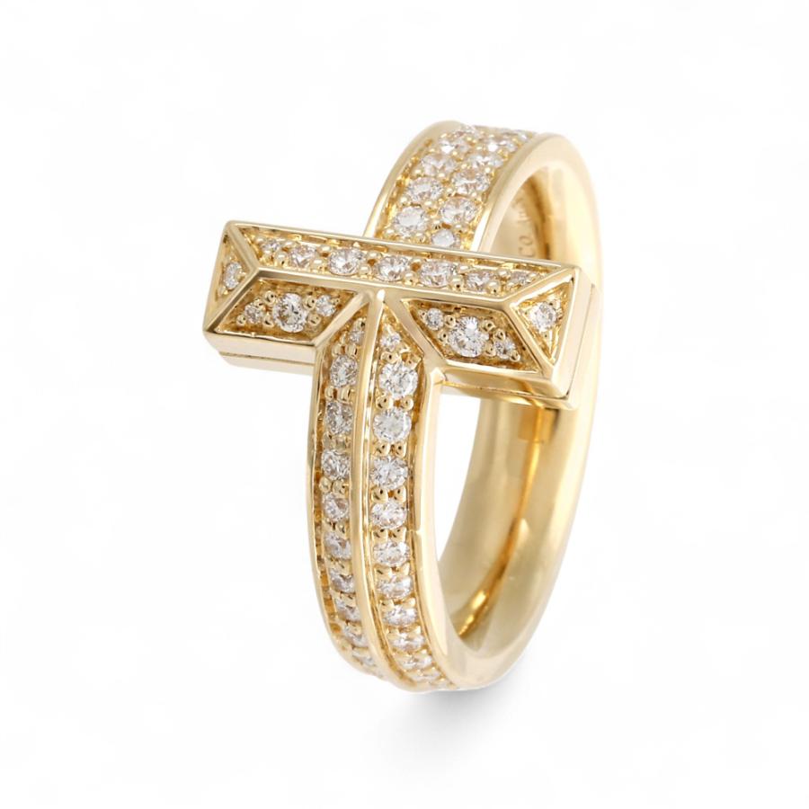 TIFFANY&Co.（ティファニー） T ワン K18イエローゴールド リング 中古