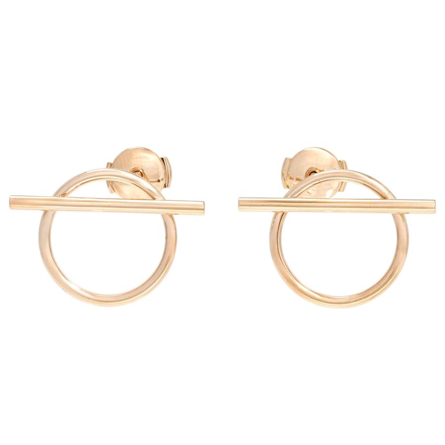 HERMES（エルメス） エシャペ MM K18ピンクゴールド ピアス 中古