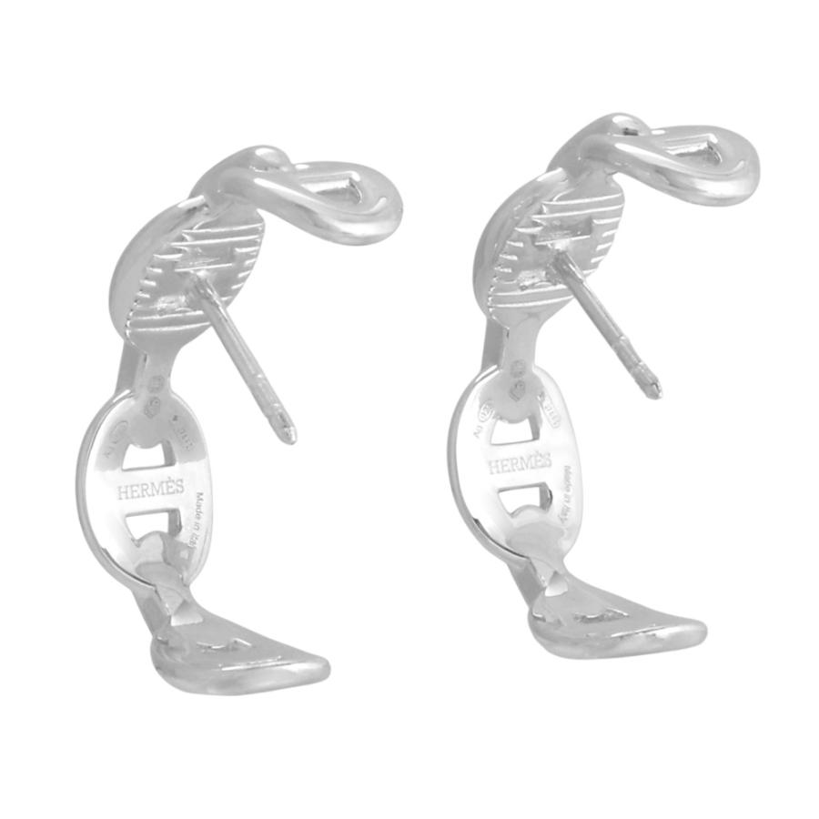 HERMES エルメス シェーヌダンクル アンシェネ SV925 ピアス 中古