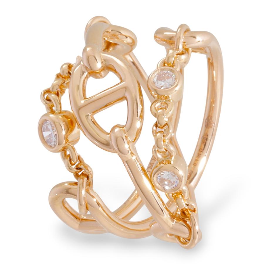 HERMES（エルメス） シェーヌダンクル カオス MM K18ピンクゴールド