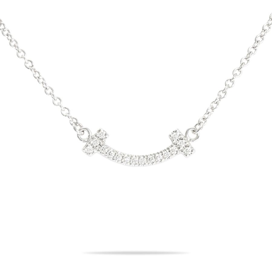 TIFFANY&Co.（ティファニー） T スマイル ミニ K18ホワイトゴールド