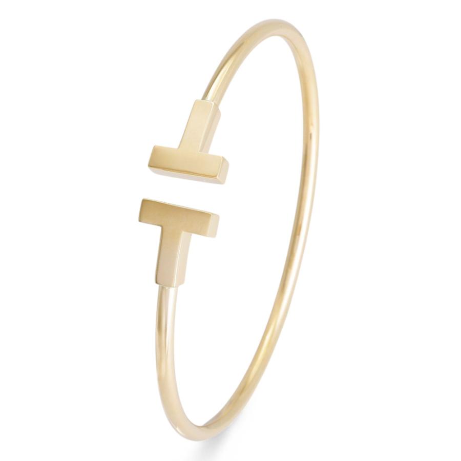 TIFFANY&Co.（ティファニー） T ワイヤー スモール K18イエロー