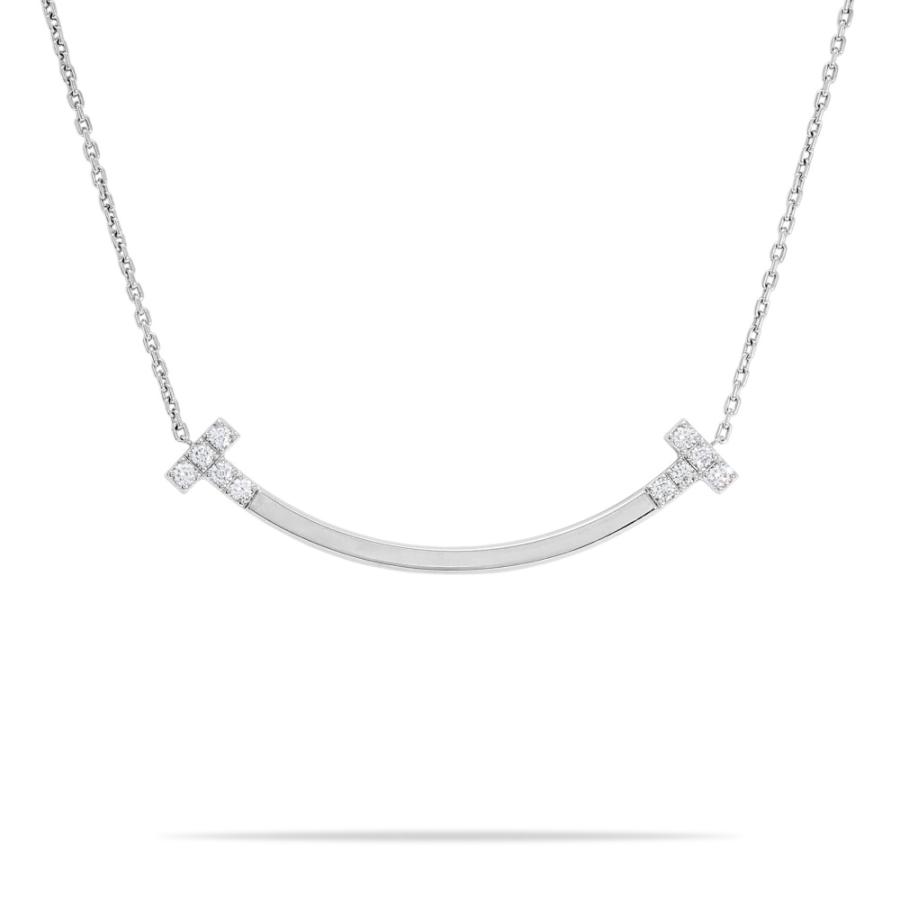 TIFFANY&Co.（ティファニー） T スマイル ミディアム K18ホワイト 