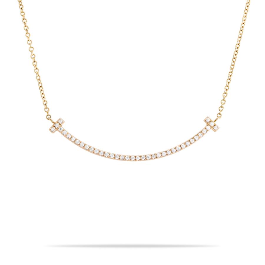 TIFFANY&Co.（ティファニー） T スマイル スモール K18ローズゴールド