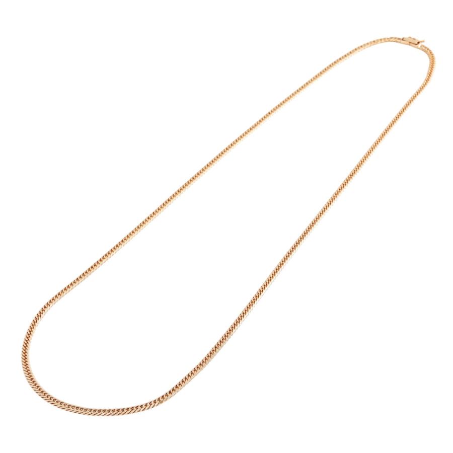 K18ピンクゴールド 喜平 ネックレス ダブル6面 約60cm 約20.25g