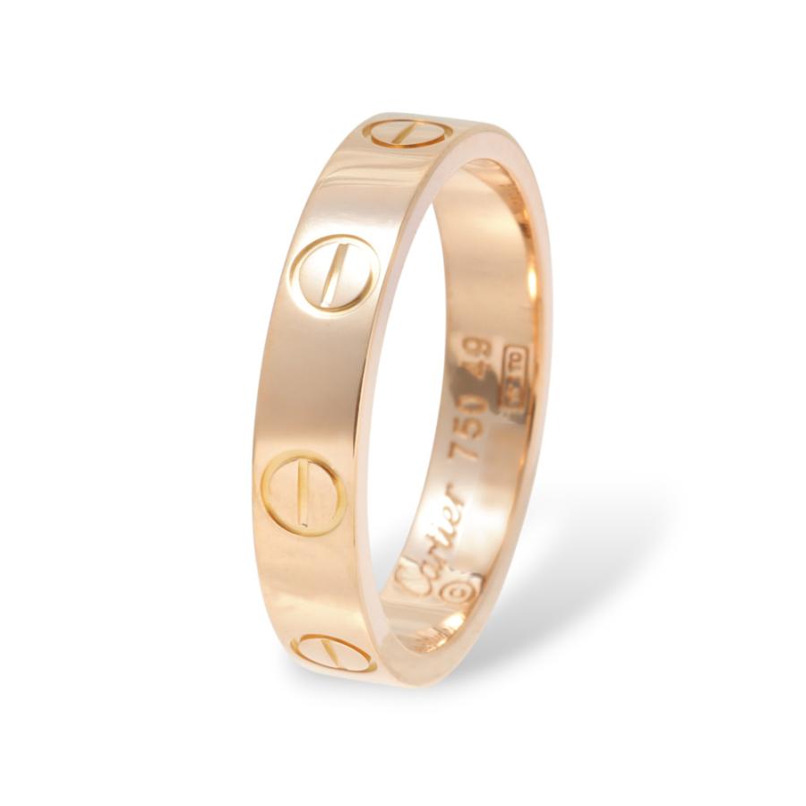 Cartier（カルティエ） ラブ ミニ K18ピンクゴールド リング 中古